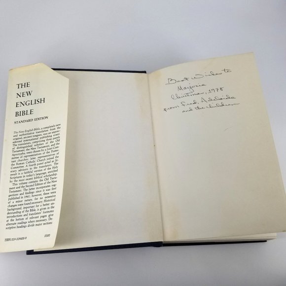 New English Holy Bible Standard Edition 1961 Hardcover Old  Testament New 2nd Ed - Picture 3 of 11